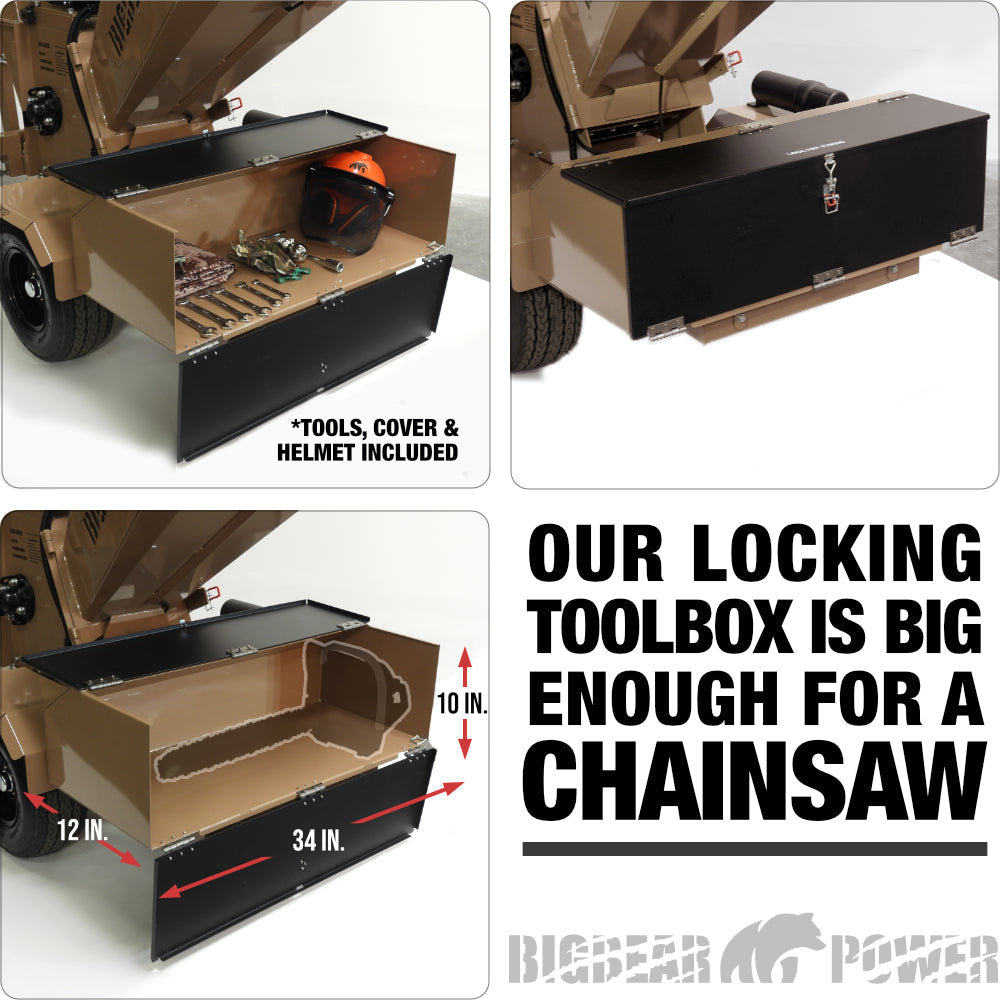 BigBear Power BBC62 Wood Chipper 20HP Electric Start 15.2cm Capacity
