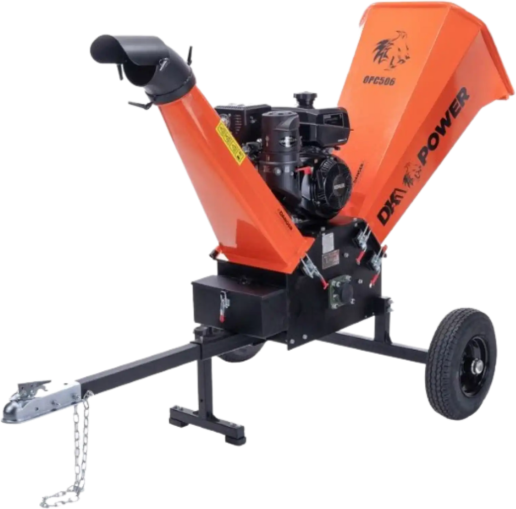 DK2 OPC506E Cyclonic Chipper Shredder 14HP Kohler 15.6cm Capacity