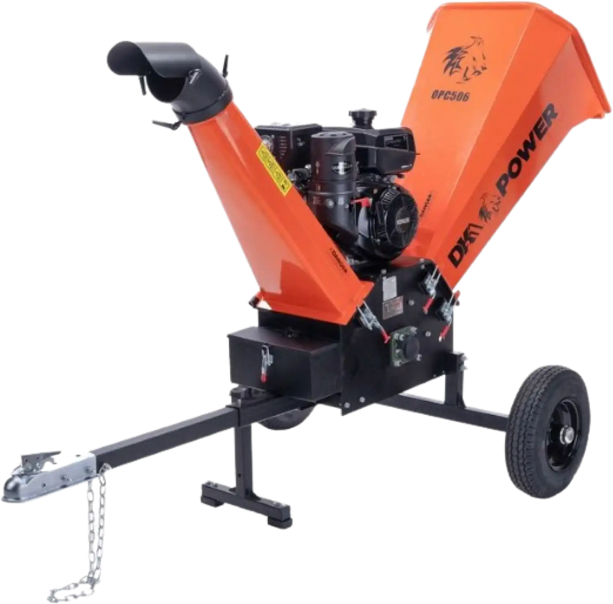 DK2 OPC506E Cyclonic Chipper Shredder 14HP Kohler 15.6cm Capacity