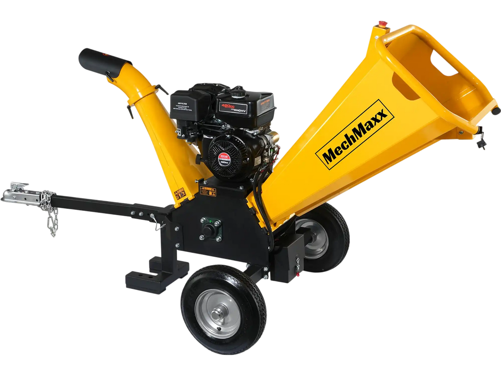 MechMaxx GS1500 Wood Chipper 15HP 420cc Electric Start 12.7cm Capacity