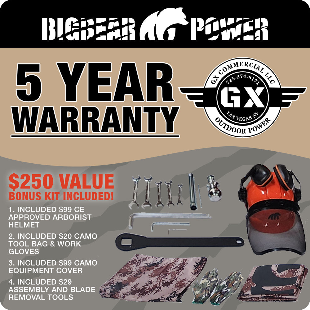 BigBear Power BBC82 Wood Chipper 15HP Electric Start 12.7cm Capacity