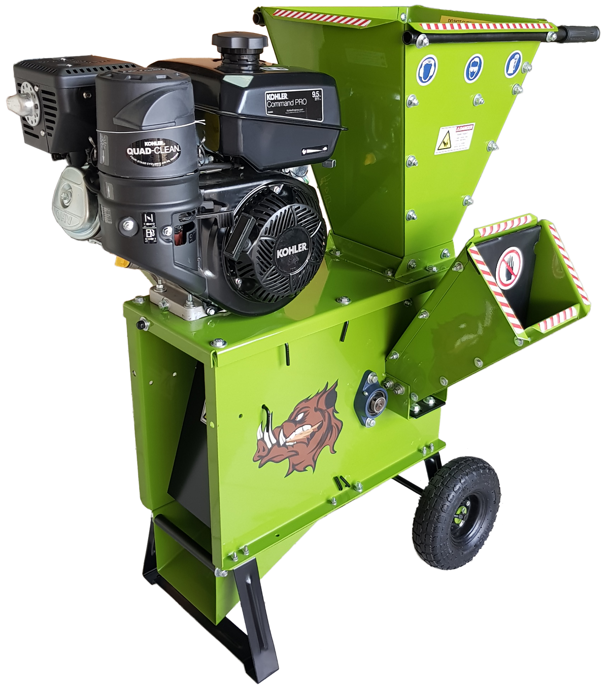 YARDBEAST 2050 Wood Chipper 9.5HP 277cc Kohler 7.6cm Capacity