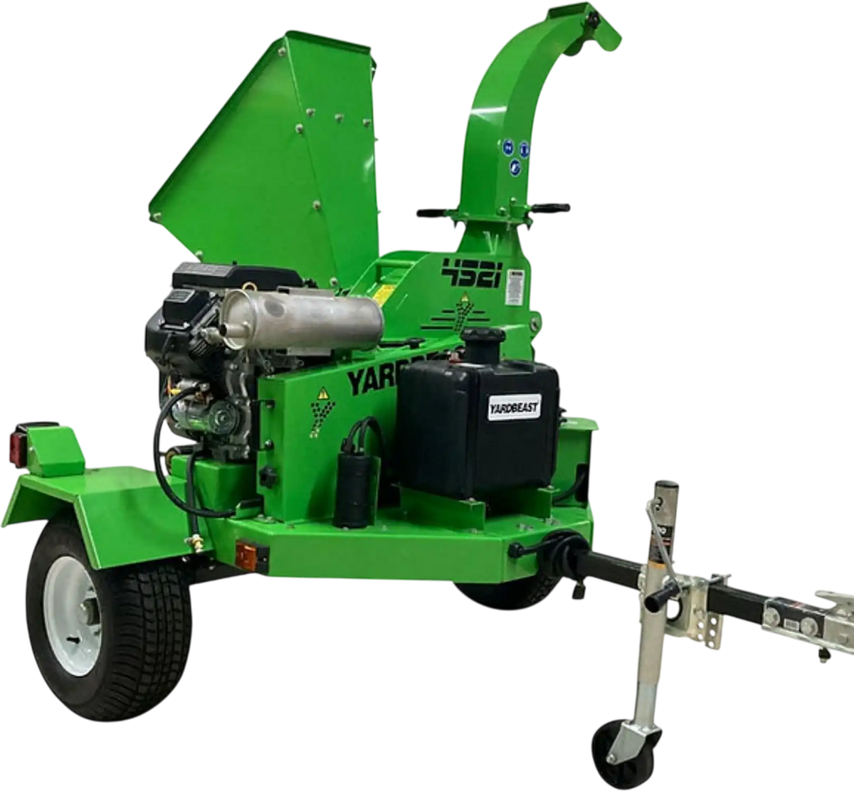 YARDBEAST 4521 Wood Chipper 20.5HP Kohler Electric Start 11.4cm Capacity