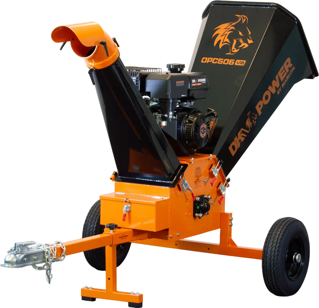 DK2 OPC506-V2 Wood Chipper 15HP 15.9cm Capacity