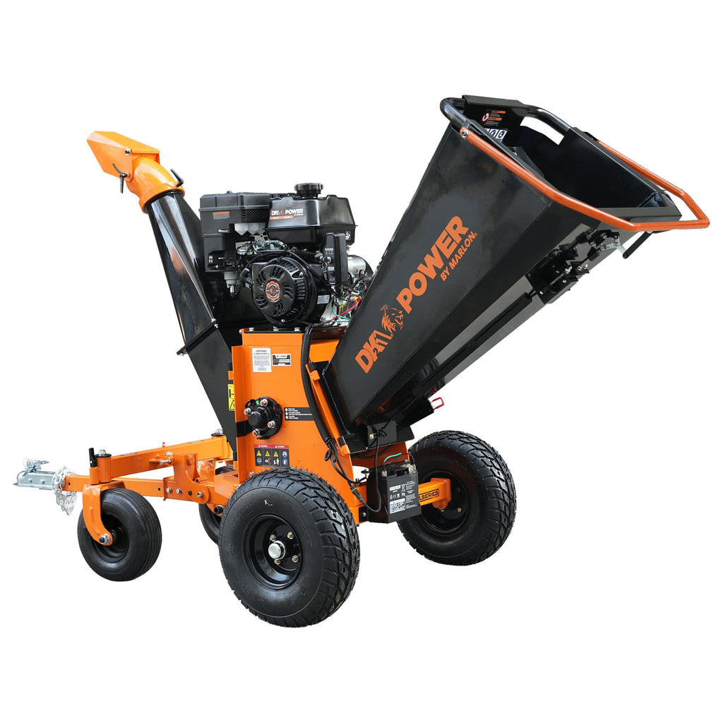 DK2 OPC566E-V2 Kinetic Wood Chipper 19.5HP 500cc Electric Start 15.9cm Capacity