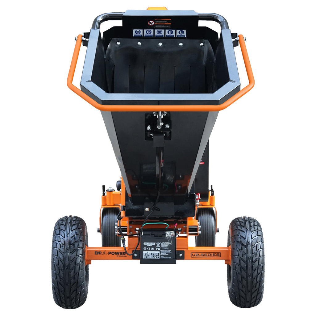 DK2 OPC566E-V2 Kinetic Wood Chipper 19.5HP 500cc Electric Start 15.9cm Capacity