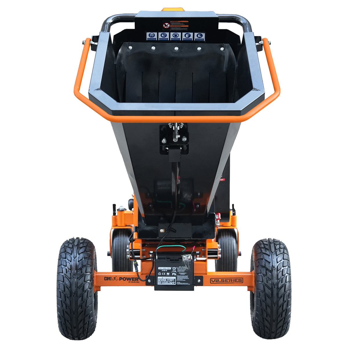 DK2 OPC566E-V2 Kinetic Wood Chipper 19.5HP 500cc Electric Start 15.9cm Capacity