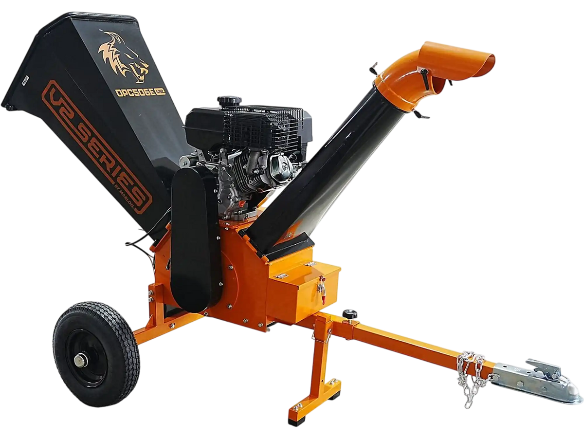 DK2 OPC506E-V2 Chipper Shredder 15HP 420cc Electric Start 15.2cm Capacity