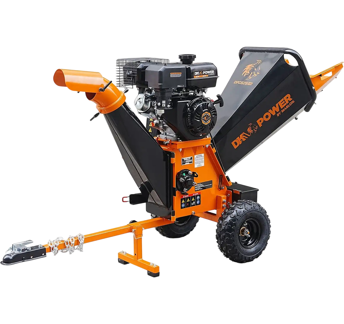 DK2 OPC525-V2 Drum Wood Chipper 15HP 420cc 12.7cm Capacity