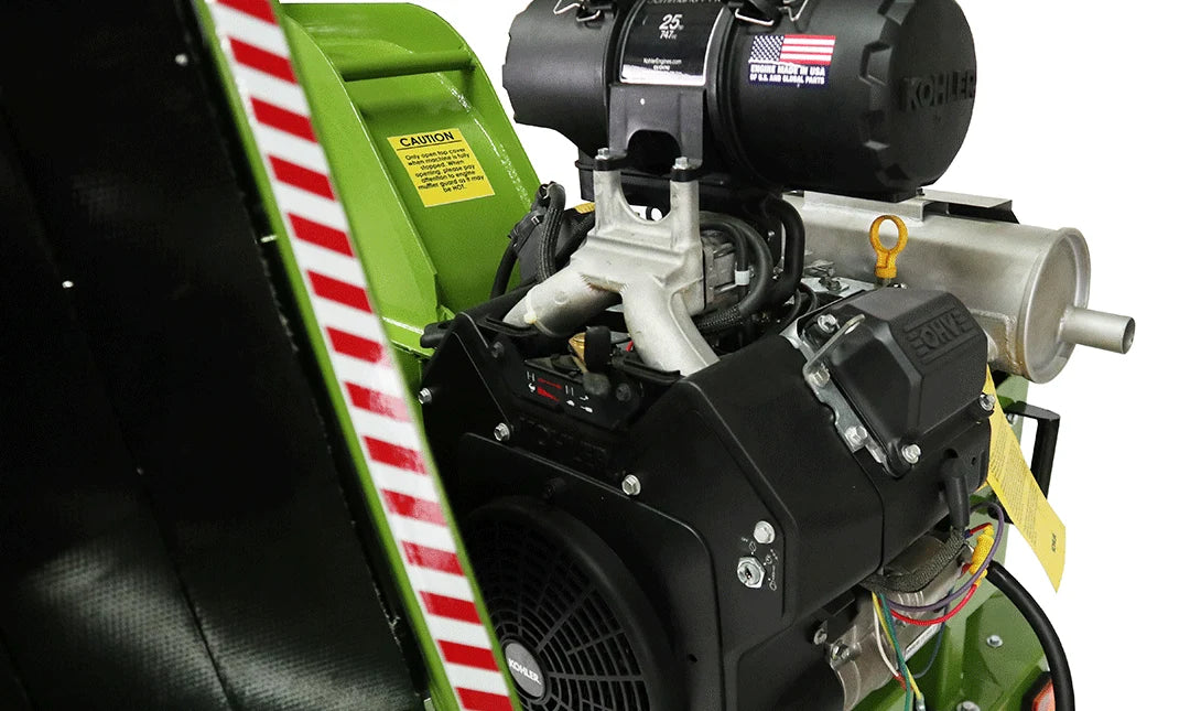 YARDBEAST 6525 Wood Chipper 25HP 747cc Kohler 16.5cm Capacity