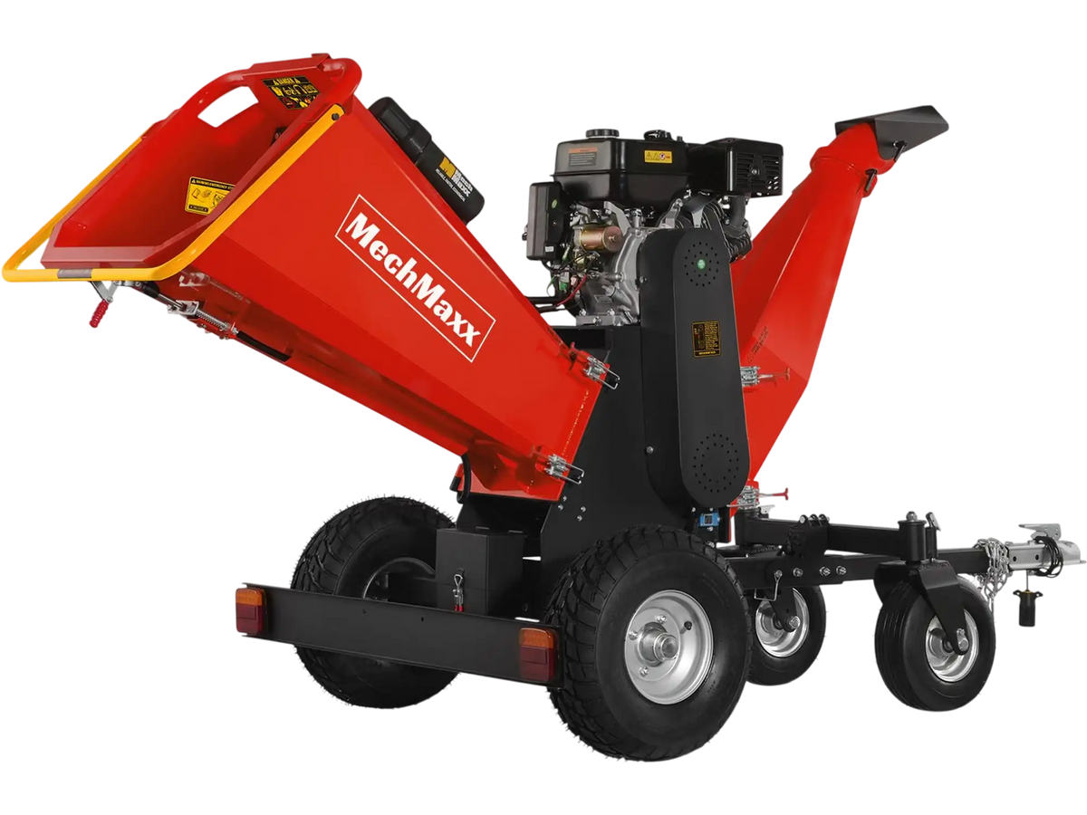 MechMaxx B150 Drum Wood Chipper 15HP 459cc Electric Start 15.2cm Capacity