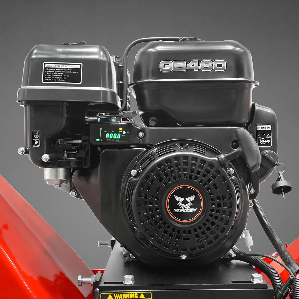 MechMaxx B150 Drum Wood Chipper 15HP 459cc Electric Start 15.2cm Capacity