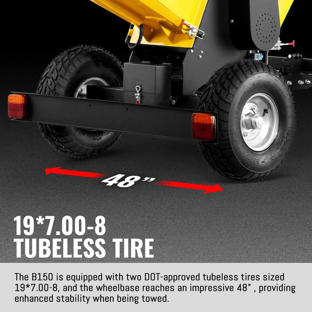 MechMaxx B150 Wood Chipper 13.4HP Electric Start 15.2cm Capacity