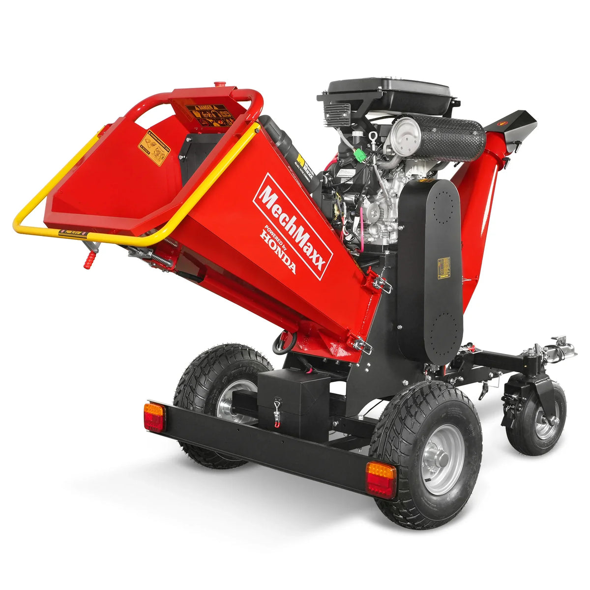 MechMaxx B200 Drum Wood Chipper 22HP 688cc Electric Start 20.3cm Capacity
