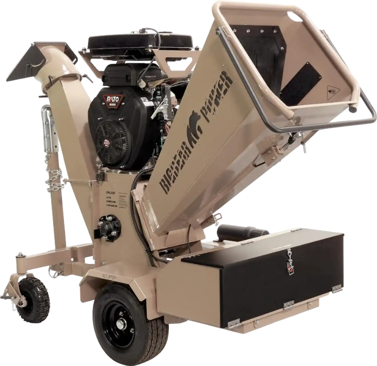 BigBear Power BBC72 Wood Chipper 34HP Electric Start 17.8cm Capacity