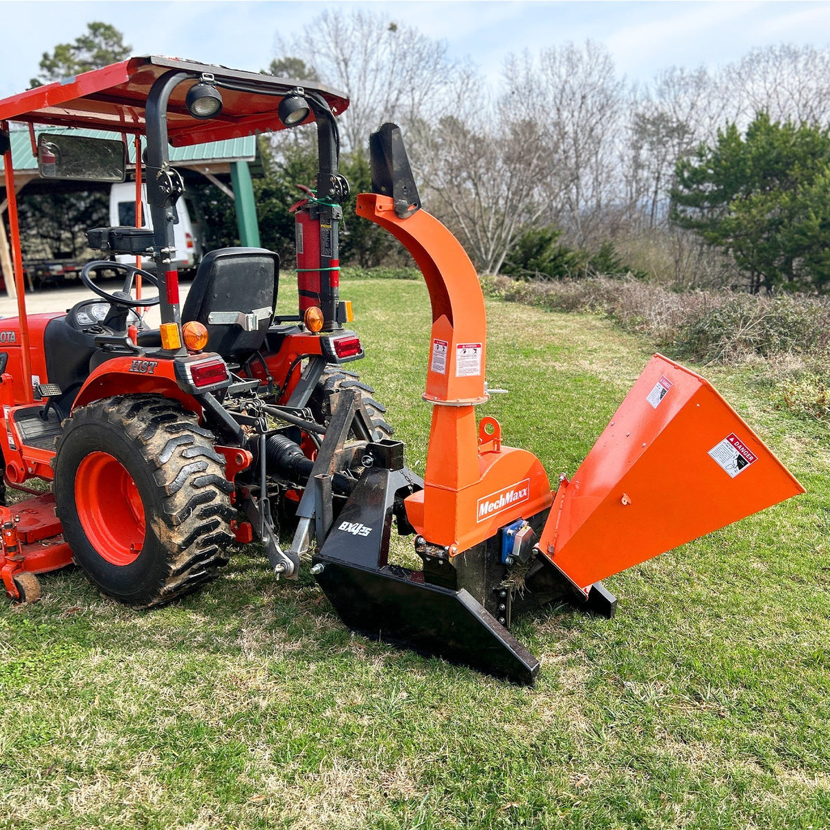 MechMaxx BX42S Wood Chipper 3-Point PTO for Tractors Up to 45HP