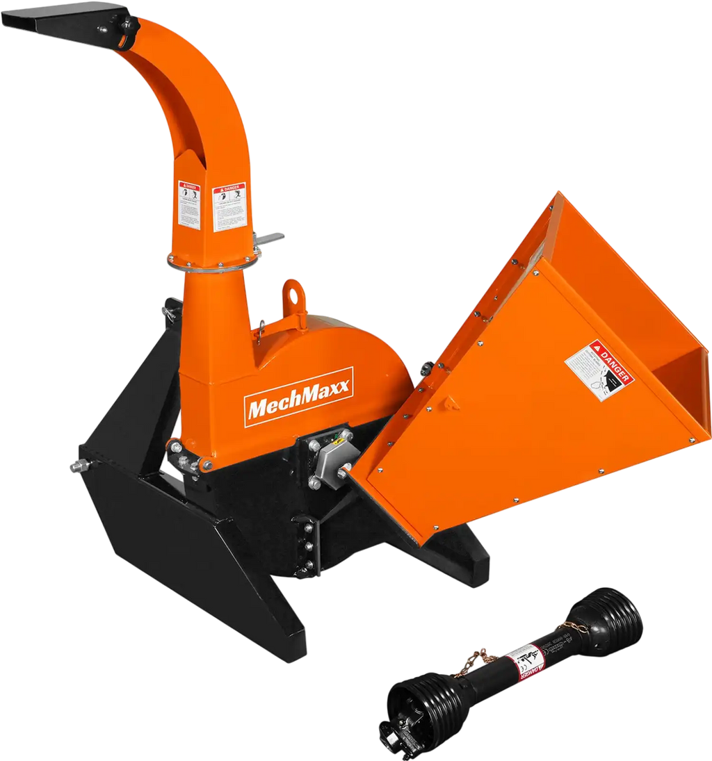 MechMaxx BX42S Wood Chipper 3-Point PTO for Tractors Up to 45HP