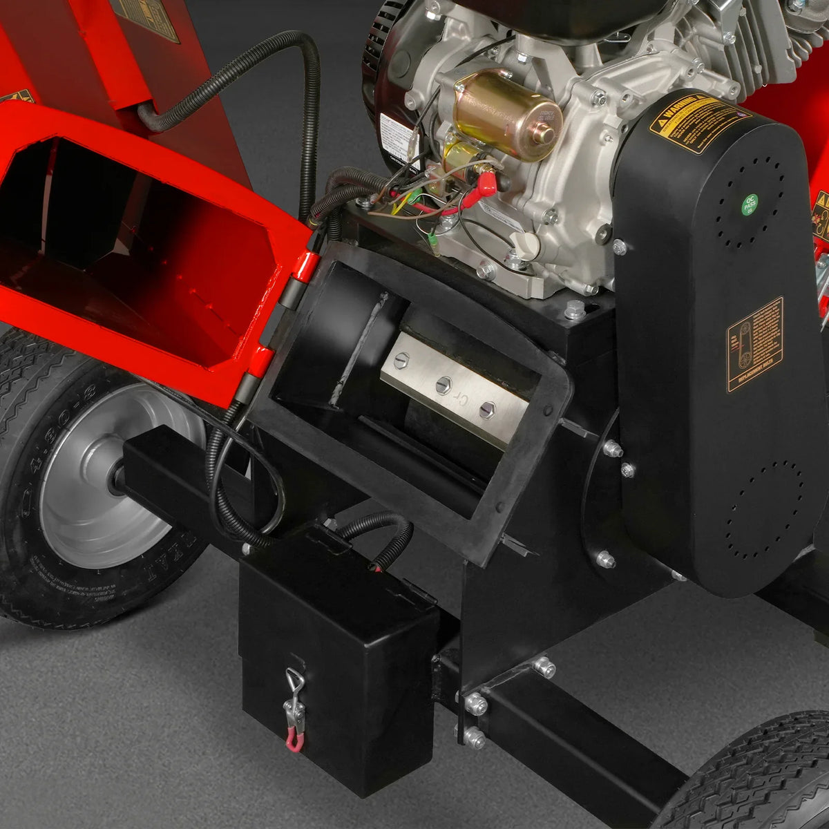 MechMaxx GS1500 Wood Chipper 15HP 459cc Electric Start 12.7cm Capacity