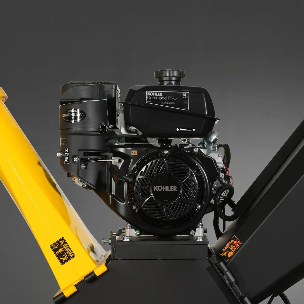MechMaxx GS1500 Wood Chipper 14HP 429cc Kohler Electric Start 12.7cm Capacity
