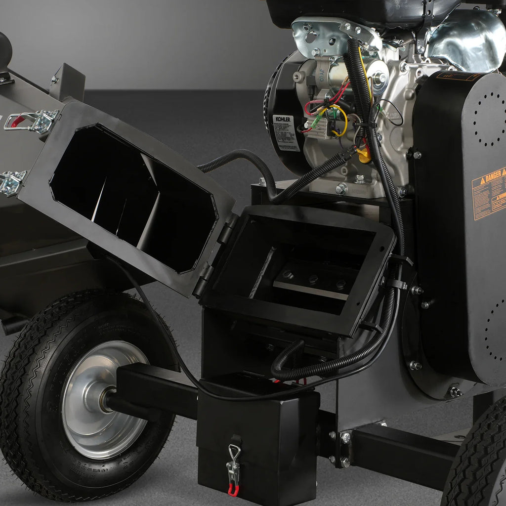 MechMaxx GS1500 Wood Chipper 14HP 429cc Kohler Electric Start 12.7cm Capacity
