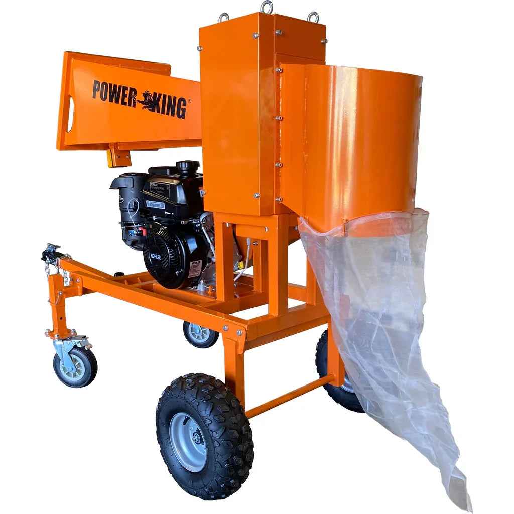 Power King PK0921 Wood Branch Logger 14HP Kohler 12.7cm Capacity