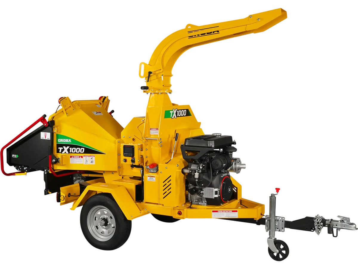 MechMaxx TX1000 Wood Chipper 35HP 1000cc Electric Start 20.3cm Capacity