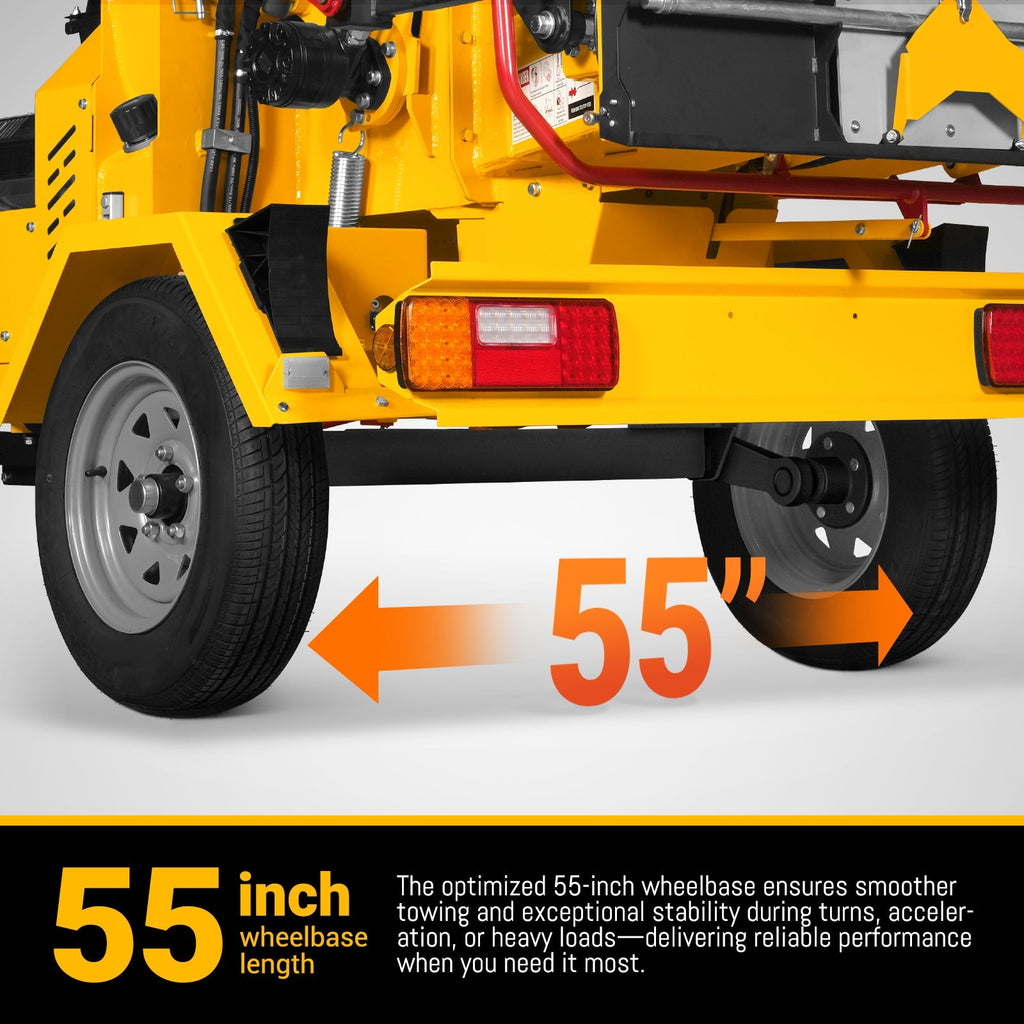 MechMaxx TX1000 Wood Chipper 35HP 1000cc Electric Start 20.3cm Capacity