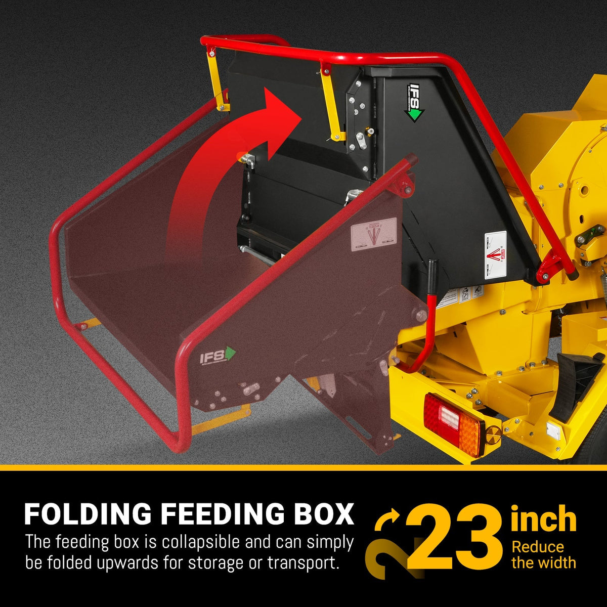 MechMaxx TX1000 Wood Chipper 35HP 1000cc Electric Start 20.3cm Capacity