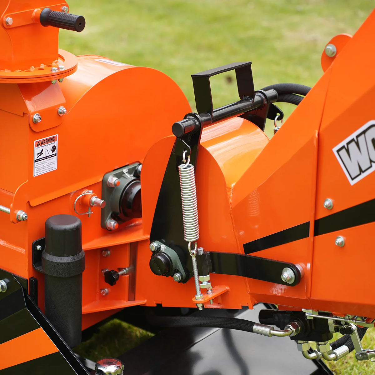 MechMaxx WC68H Wood Chipper 3-Point PTO for 20-50HP Tractors 15.2cm Capacity