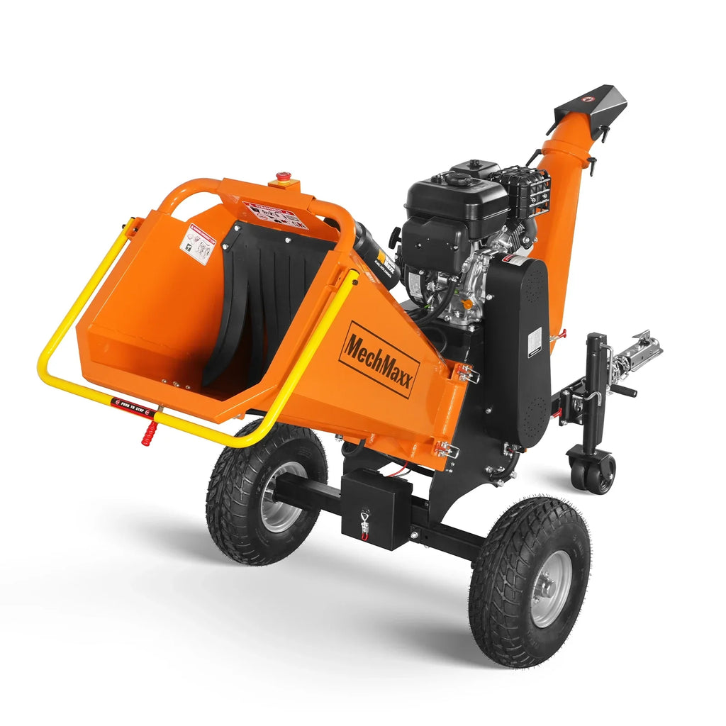 MechMaxx P4206 Wood Chipper 13.4HP Electric Start 15.2cm Capacity