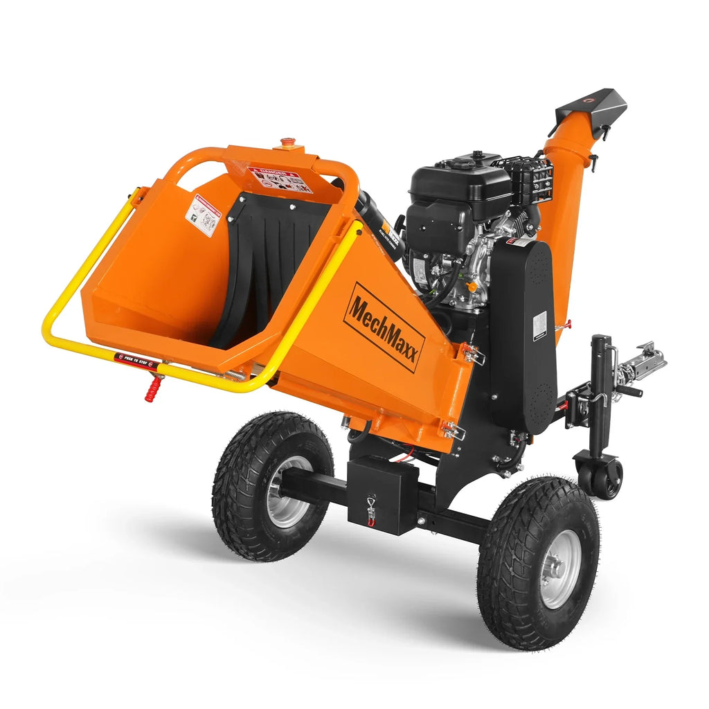 MechMaxx P4206 Wood Chipper 13.4HP Electric Start 15.2cm Capacity