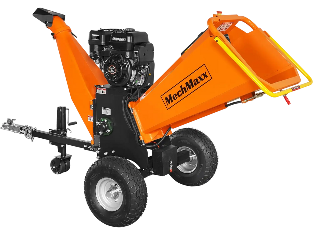 MechMaxx P4206 Wood Chipper 13.4HP Electric Start 15.2cm Capacity