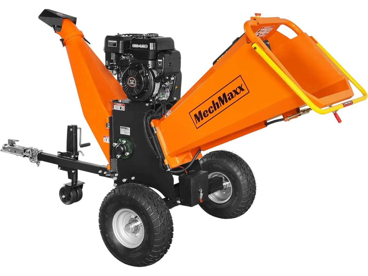 MechMaxx P4206 Wood Chipper 13.4HP Electric Start 15.2cm Capacity
