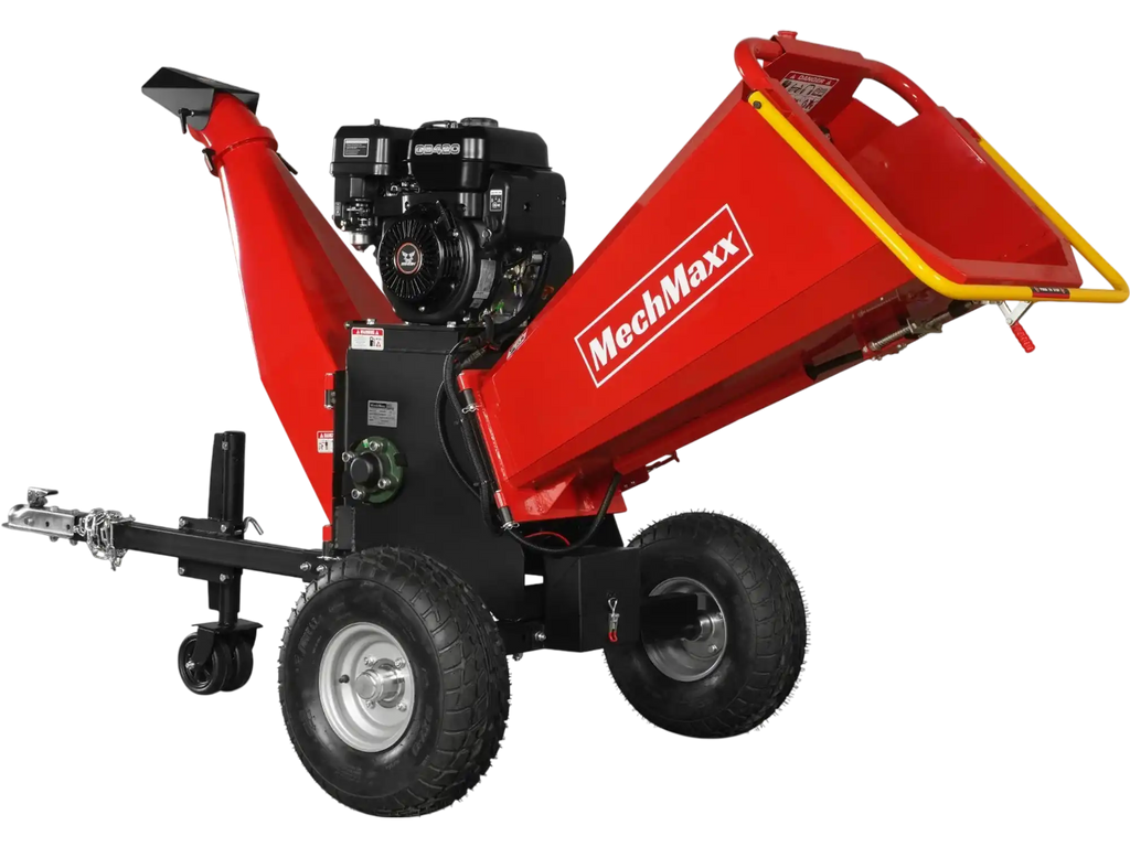 MechMaxx P4206 Wood Chipper 13.4HP 420cc Electric Start 15.2cm Capacity
