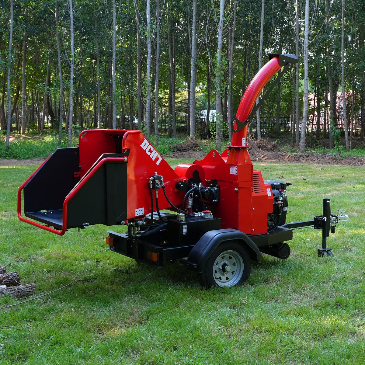 MechMaxx DCH7 Wood Chipper 25HP 750cc Electric Start 17.8cm Capacity