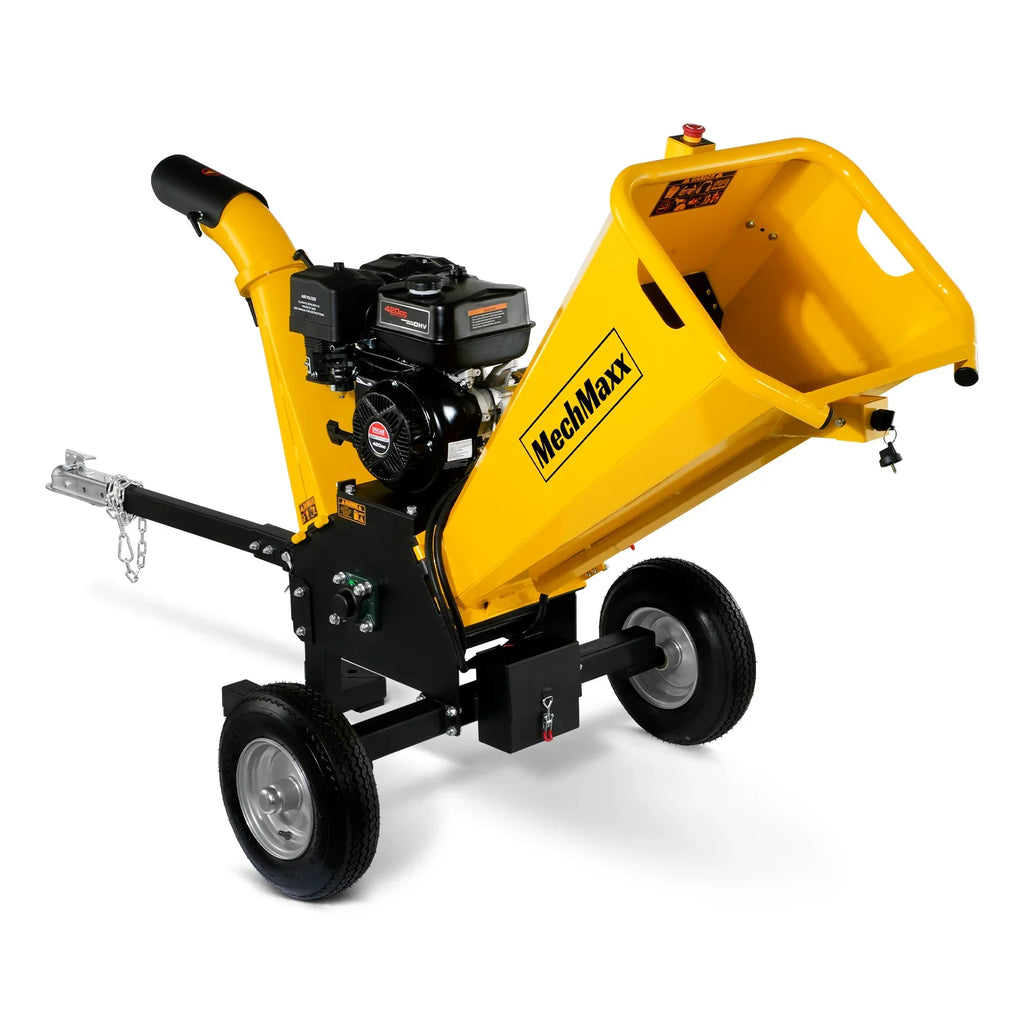 MechMaxx GS1500 Wood Chipper 15HP 420cc Electric Start 12.7cm Capacity