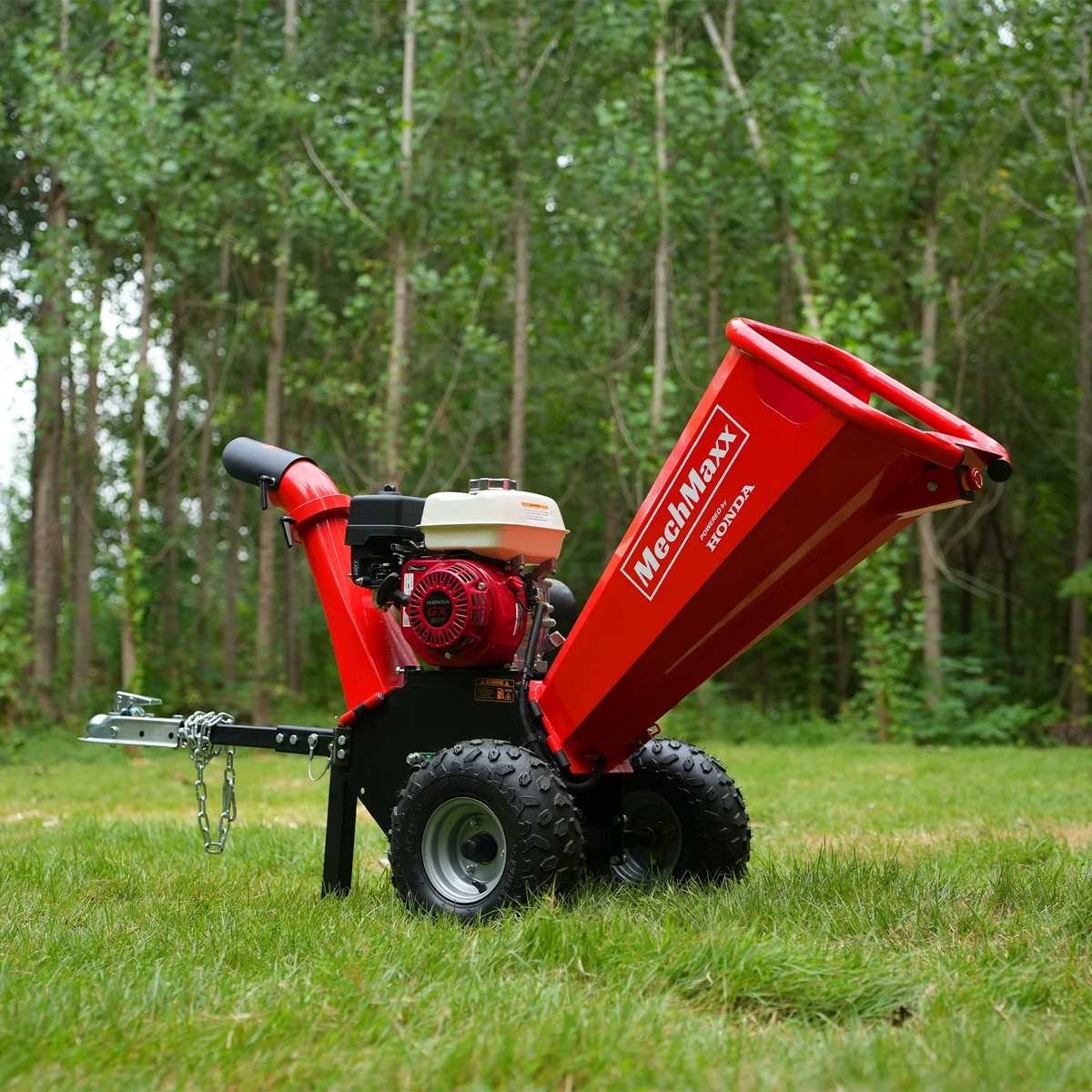 MechMaxx GS650 Wood Chipper Honda GX200 10.2cm Capacity