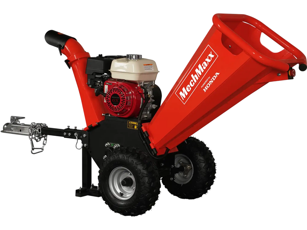 MechMaxx GS650 Wood Chipper Honda GX200 10.2cm Capacity