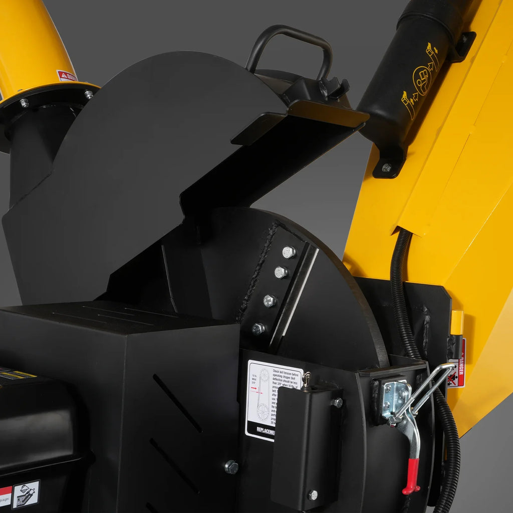 MechMaxx P4205 Wood Chipper 15HP 420cc Electric Start 12.7cm Capacity