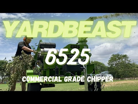 YARDBEAST 6525 Wood Chipper 25HP 747cc Kohler 16.5cm Capacity