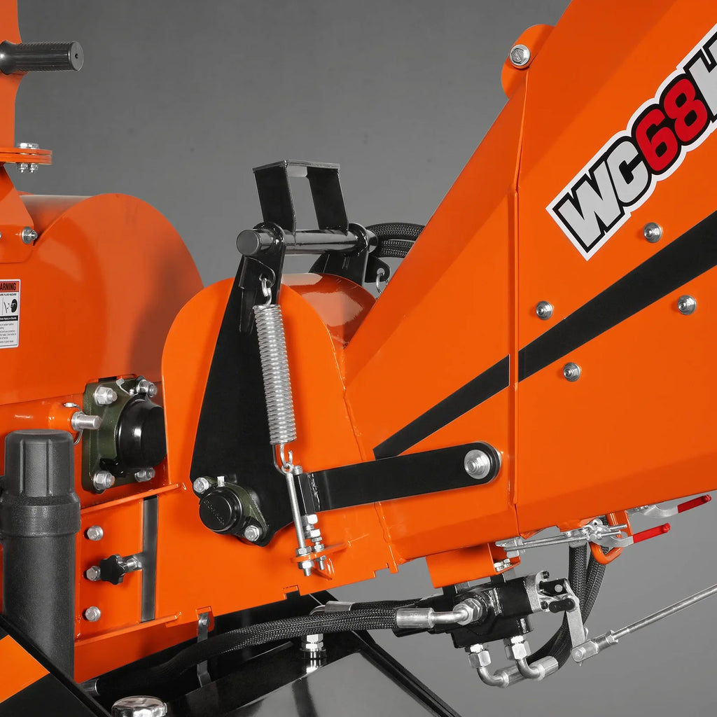 MechMaxx WC68H Wood Chipper 3-Point PTO for 20-50HP Tractors 15.2cm Capacity