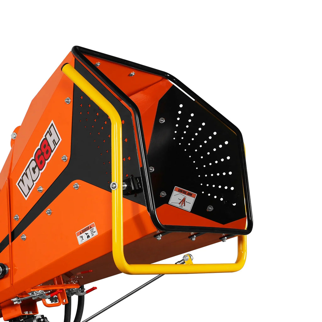 MechMaxx WC68H Wood Chipper 3-Point PTO for 20-50HP Tractors 15.2cm Capacity