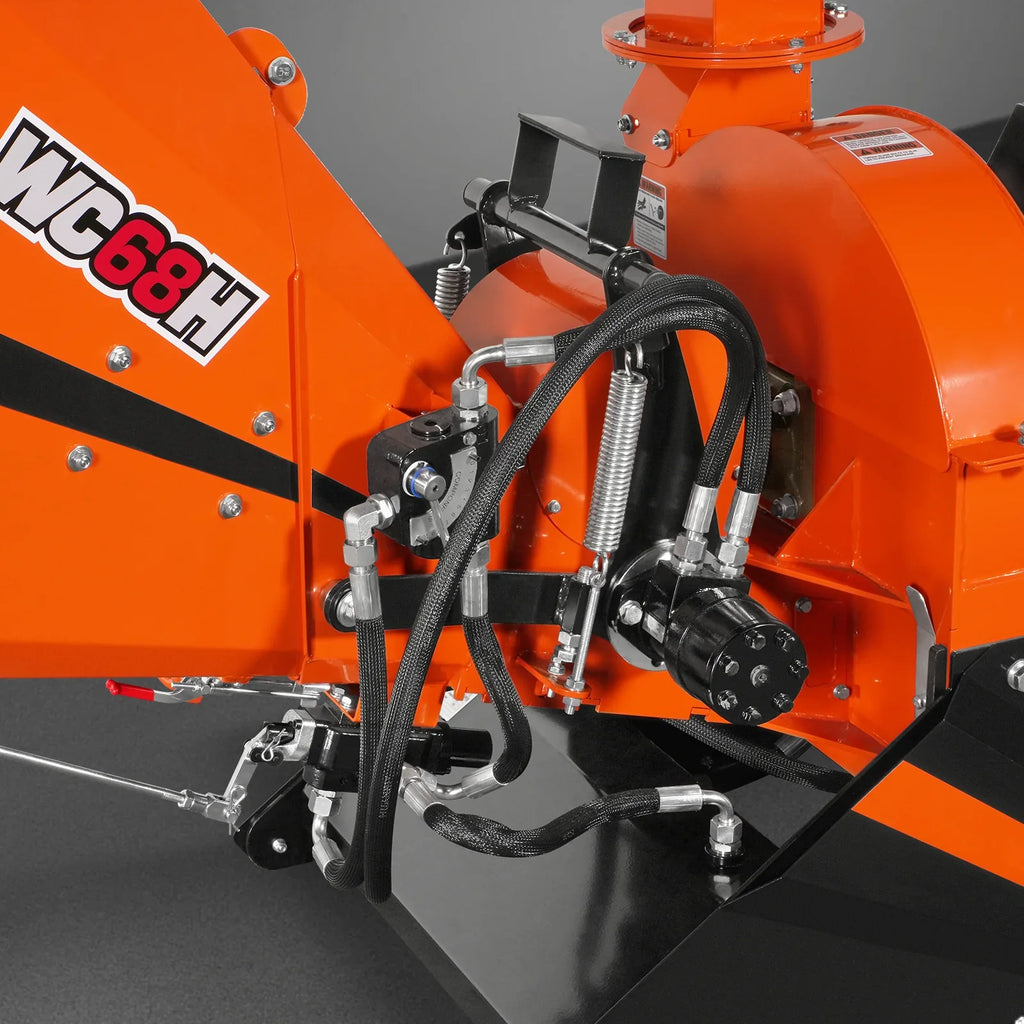 MechMaxx WC68H Wood Chipper 3-Point PTO for 20-50HP Tractors 15.2cm Capacity