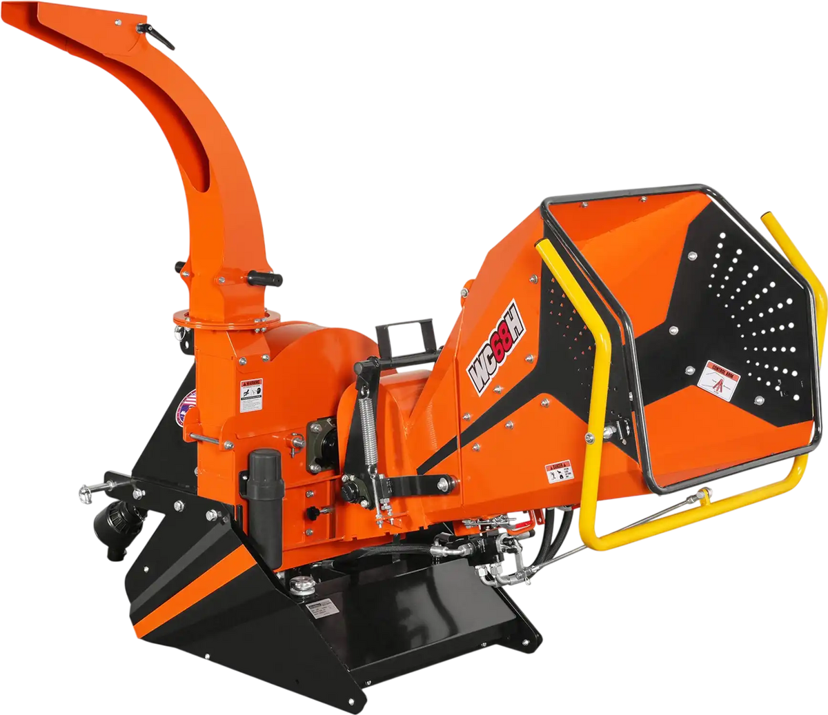 MechMaxx WC68H Wood Chipper 3-Point PTO for 20-50HP Tractors 15.2cm Capacity