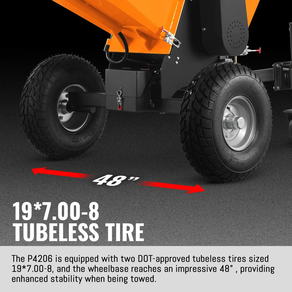 MechMaxx P4206 Wood Chipper 13.4HP Electric Start 15.2cm Capacity