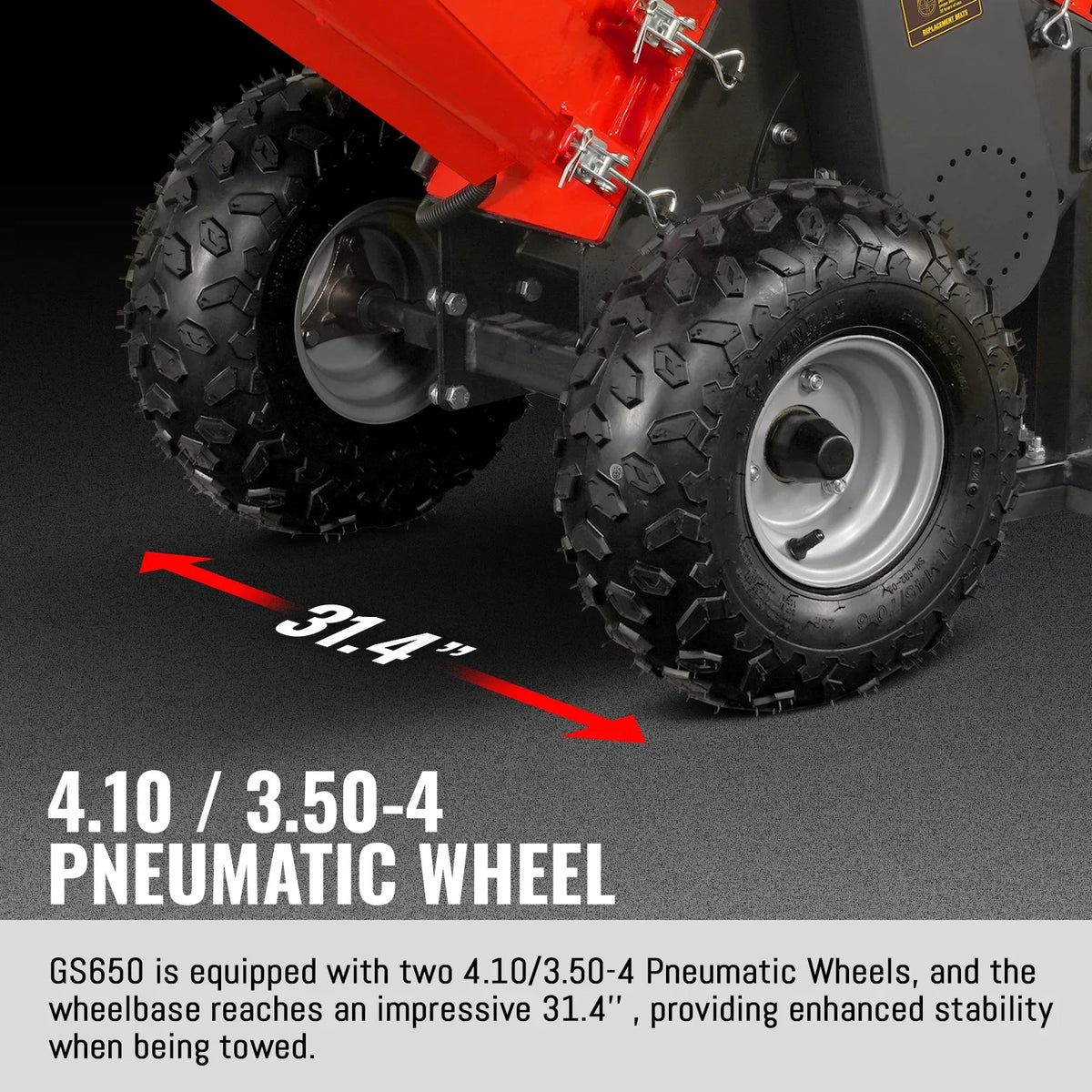 MechMaxx GS650 Wood Chipper Honda GX200 10.2cm Capacity