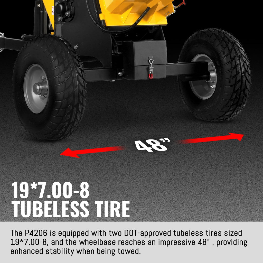 MechMaxx P4206 Wood Chipper 14HP Electric Start 15.2cm Capacity