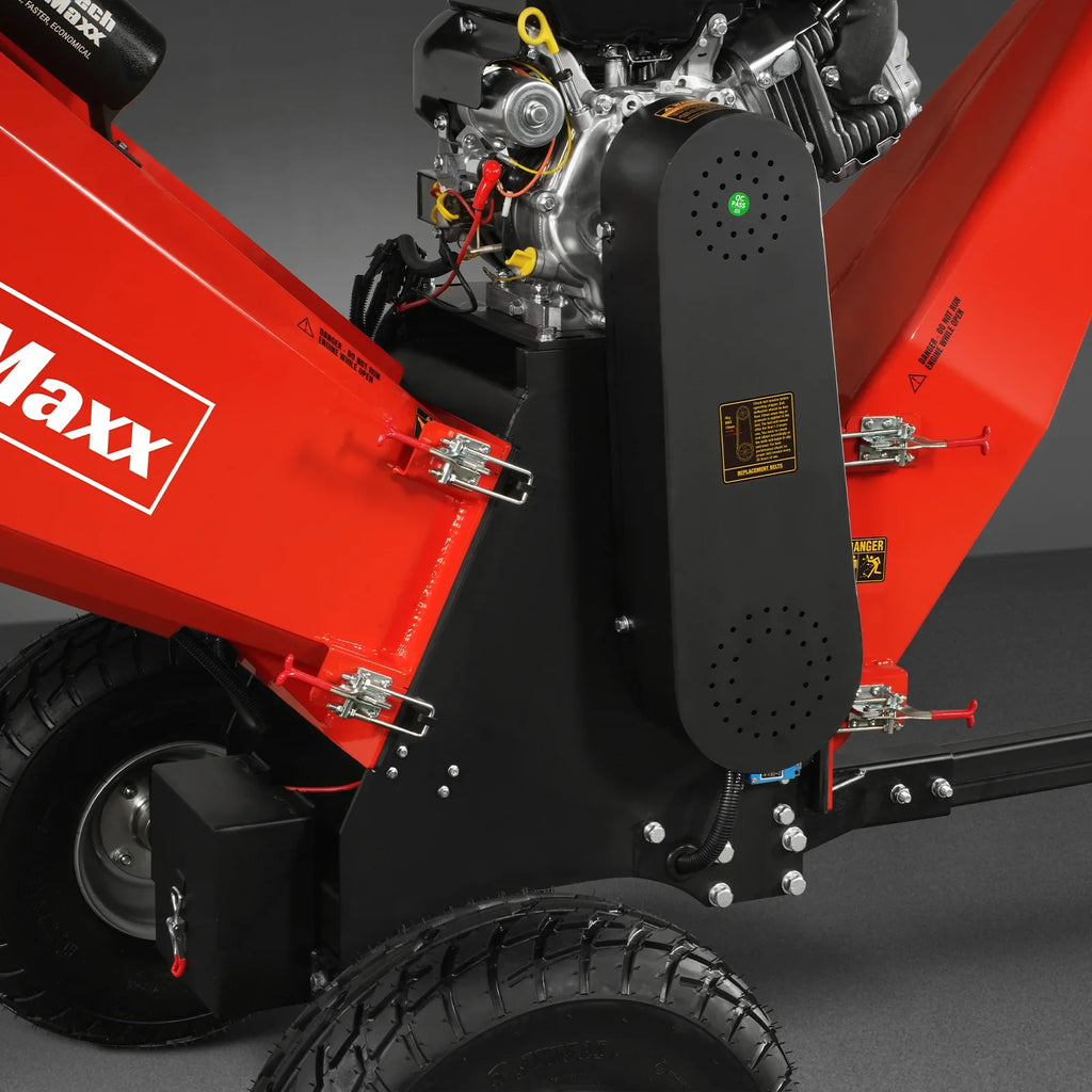 MechMaxx P4206 Wood Chipper 14HP 408cc Electric Start 15.2cm Capacity