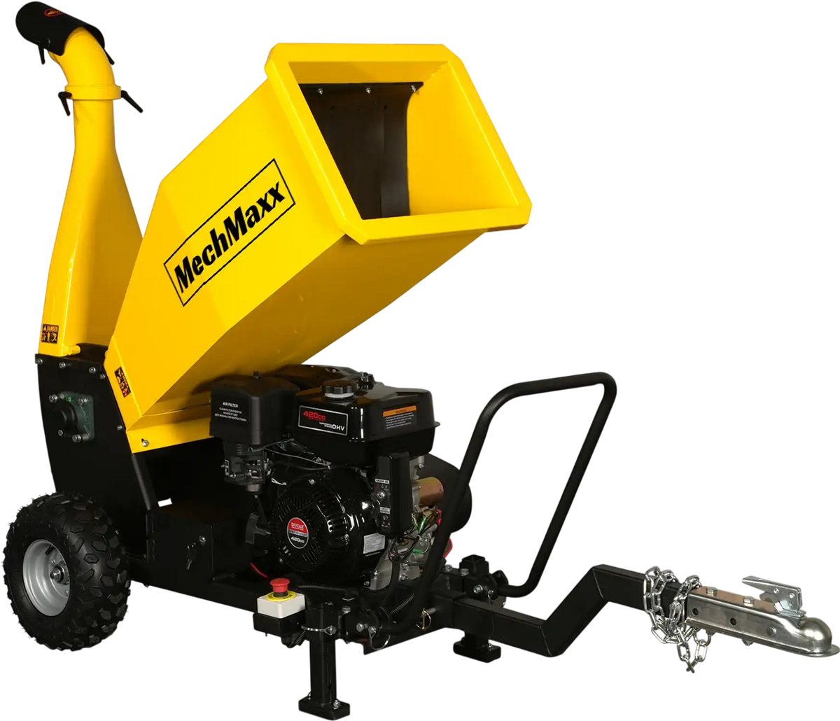 MechMaxx PGS1500 Wood Chipper 15HP Electric Start 12.7cm Capacity